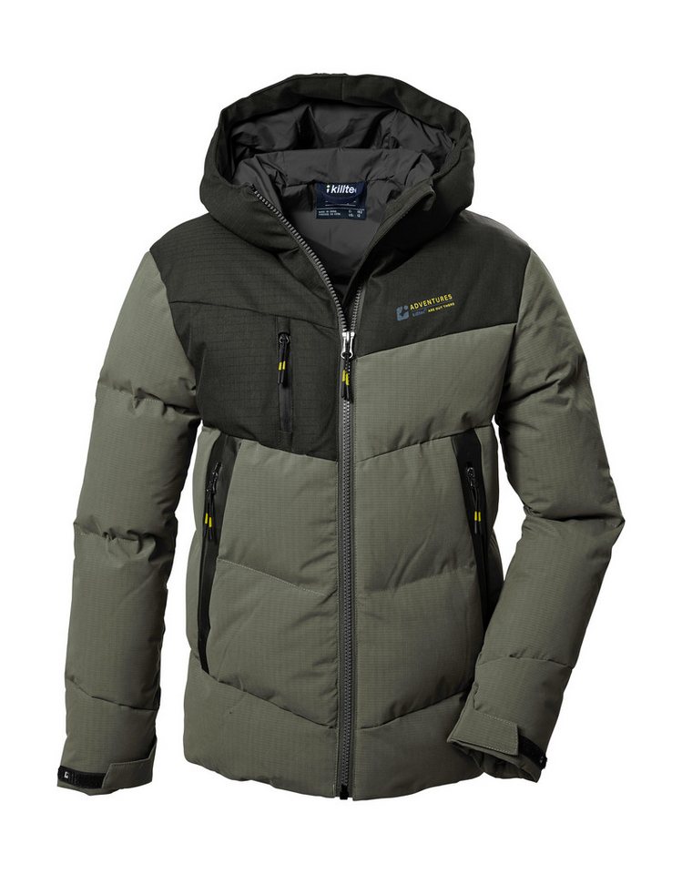 Killtec Steppjacke KOW 376 BYS QLTD JCKT Wasserabweisende Jacke mit Kapuze, Kinnschutz und Colourblock-Design von Killtec