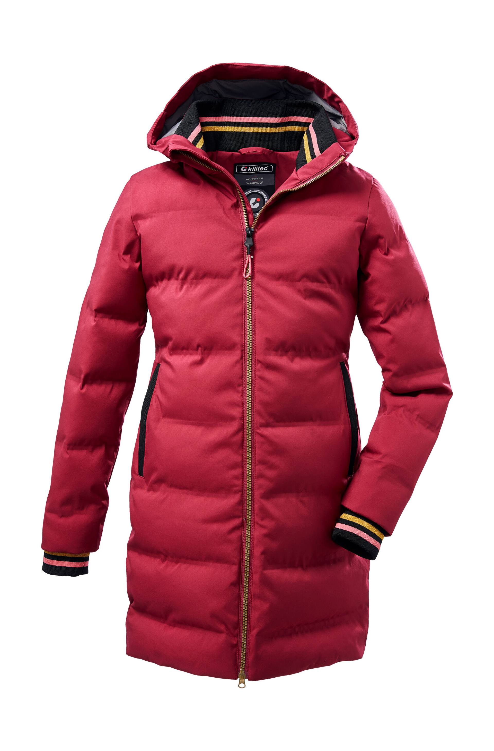 Killtec Steppmantel "KOW 33 GRLS QLTD CT", Lang geschnittene Mädchen-Steppjacke, wasserabweisend, atmungsaktiv von Killtec