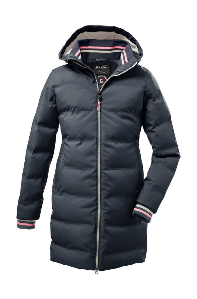 Killtec Steppmantel KOW 33 GRLS QLTD CT Lang geschnittene Mädchen-Steppjacke, wasserabweisend, atmungsaktiv von Killtec