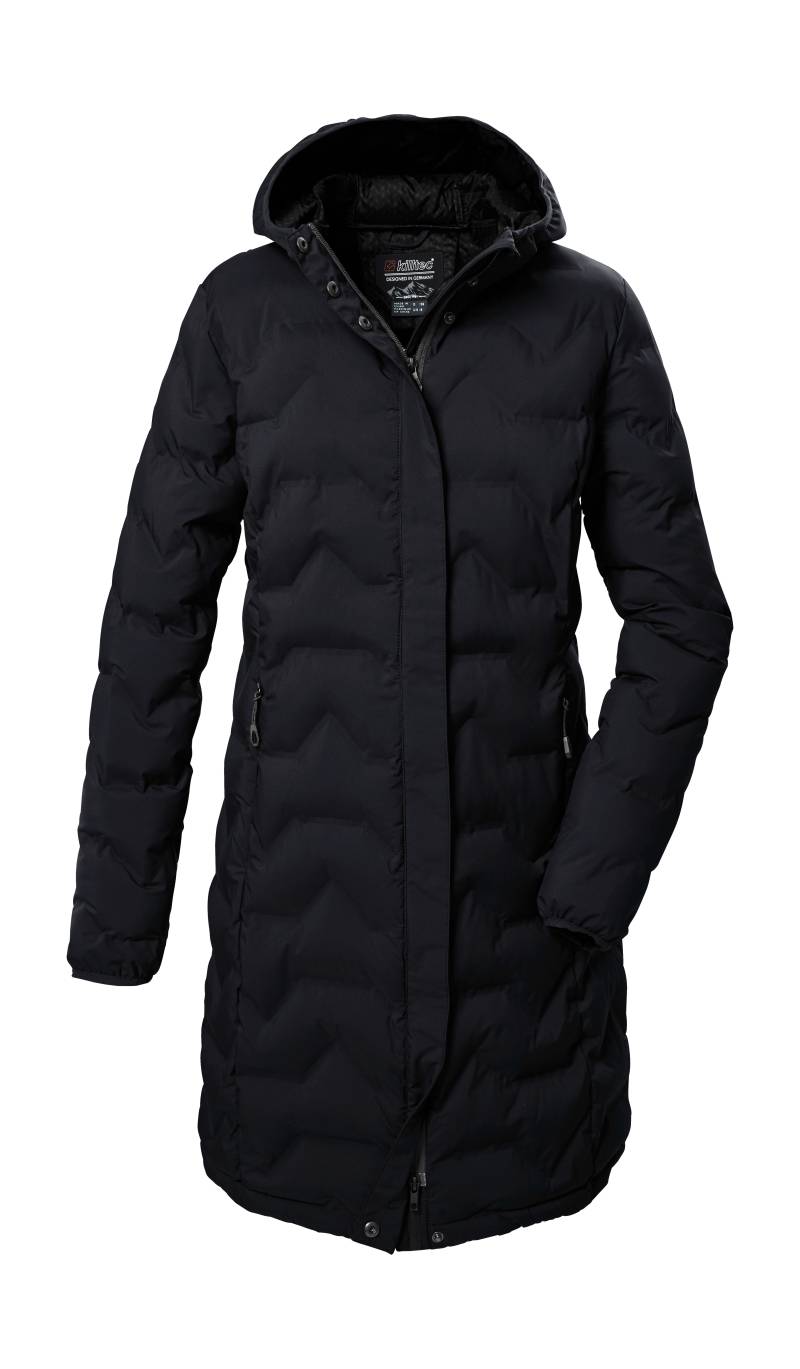 Killtec Steppmantel "KOW 9 WMN QLTD PRK", Wasser- und windabweisender Damen Parka mit verstellbarer Kapuze von Killtec
