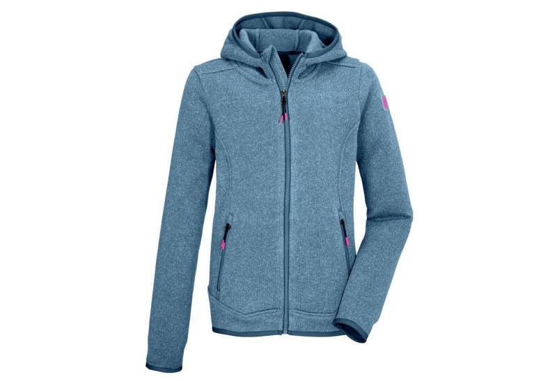 Killtec Strickfleecejacke Strickfleecejacke mit Markenpatch auf dem Arm von Killtec