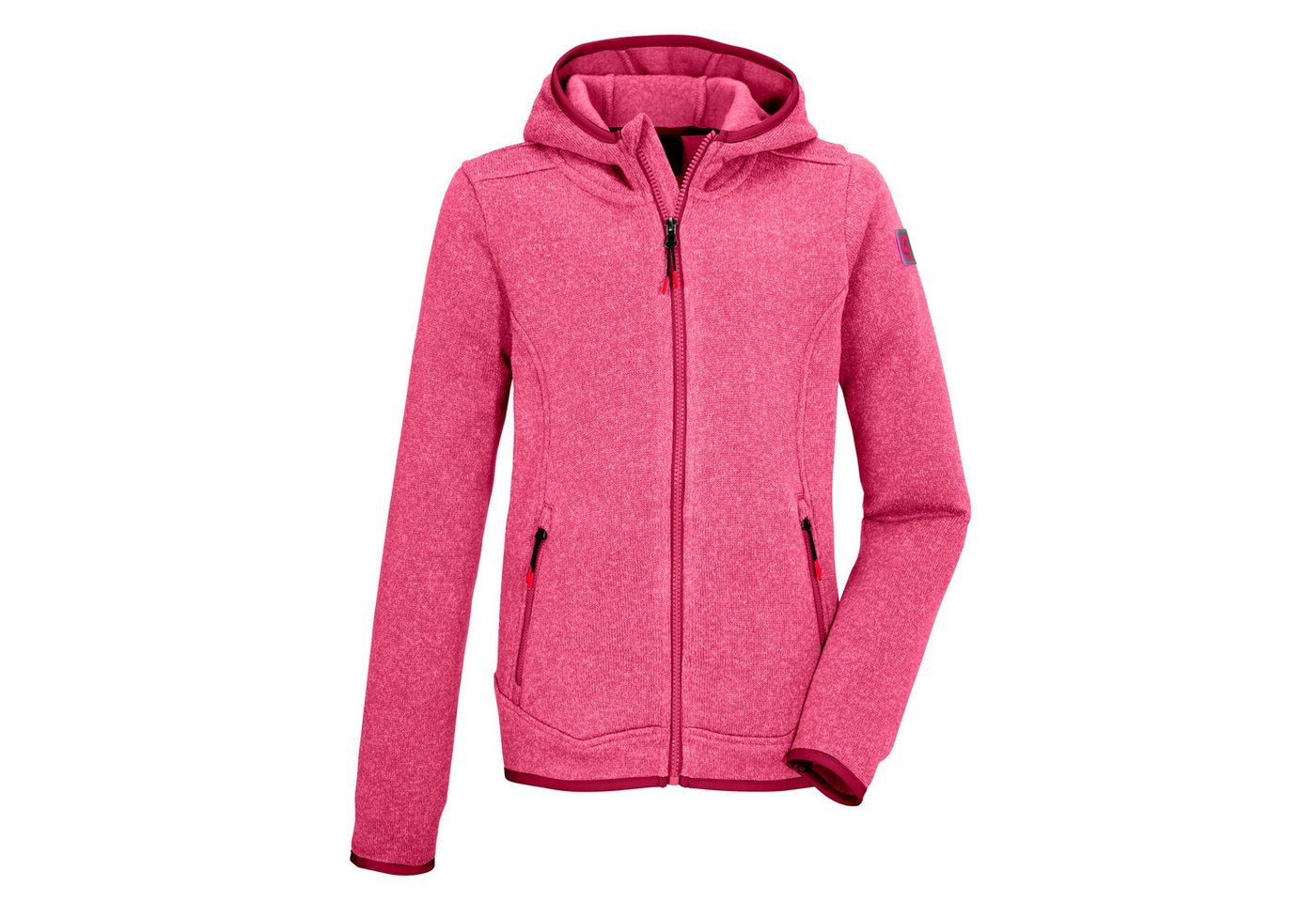 Killtec Strickfleecejacke Strickfleecejacke mit Markenpatch auf dem Arm von Killtec