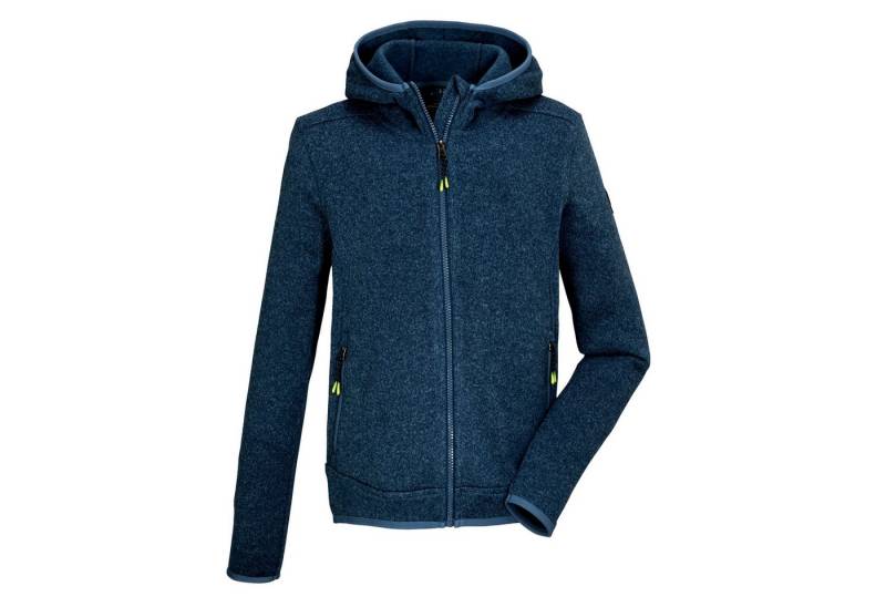 Killtec Strickfleecejacke Boys Knitfleece Jacket mit unterlegtem Reißverschluss von Killtec