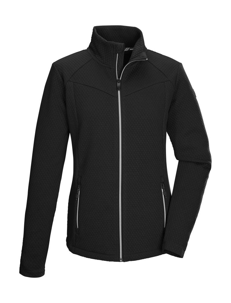 Killtec Strickjacke "KOW 2 WMN FLX JCKT", Damen Powerstretchjacke mit 2-Wege-Stretch und Kinnschutz. von Killtec