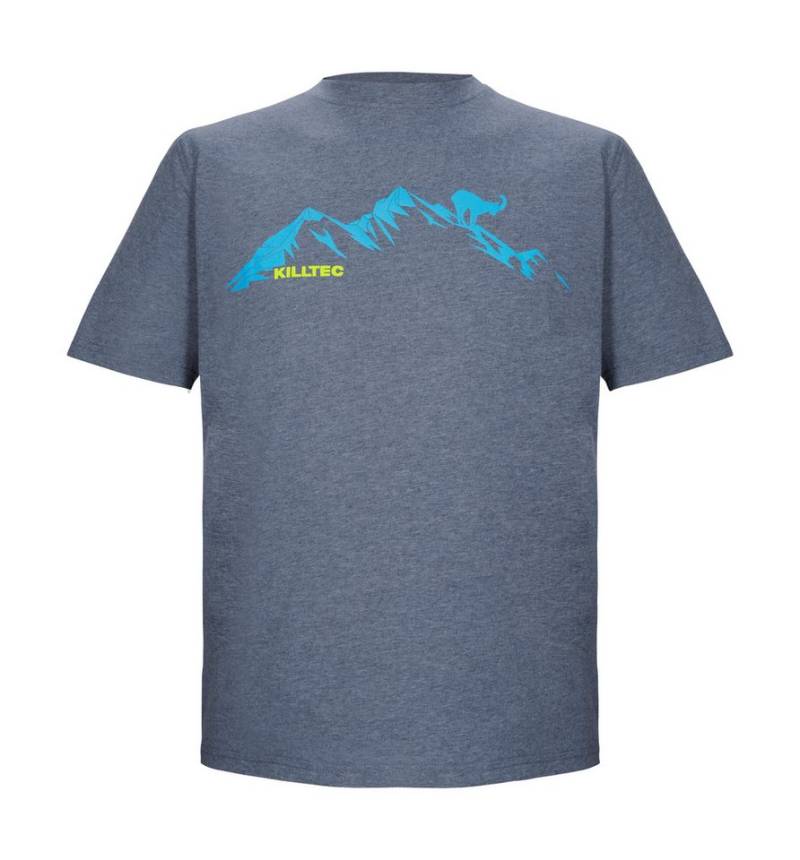 Killtec T-Shirt KOS 365 MN TSHRT Herren T-Shirt mit Melange-Optik, Bergprint, vielseitig kombinierbar von Killtec
