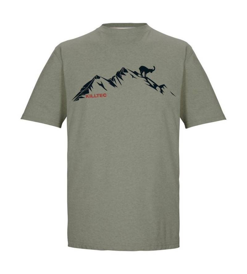 Killtec T-Shirt KOS 365 MN TSHRT Herren T-Shirt mit Melange-Optik, Bergprint, vielseitig kombinierbar von Killtec