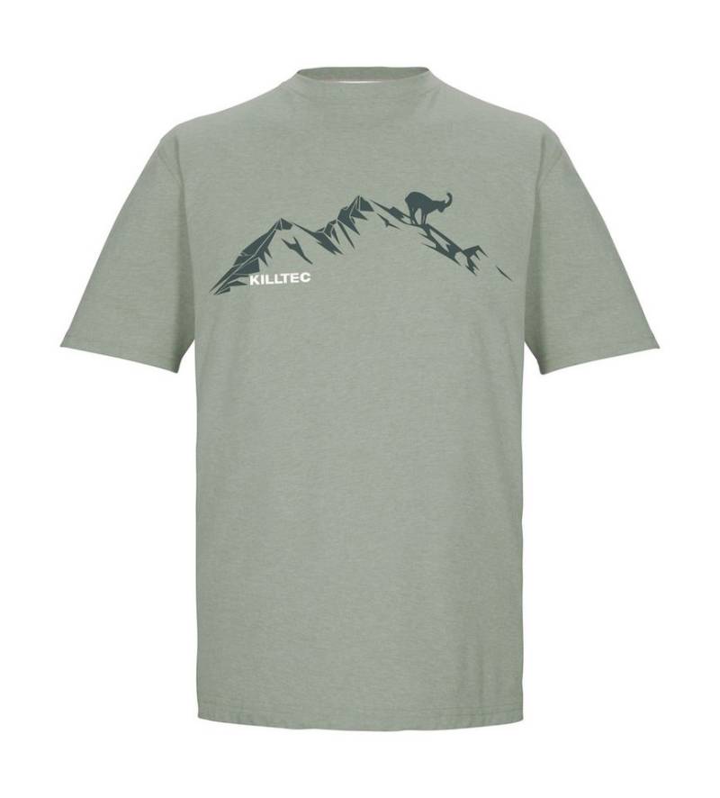 Killtec T-Shirt KOS 365 MN TSHRT Herren T-Shirt mit Melange-Optik, Bergprint, vielseitig kombinierbar von Killtec