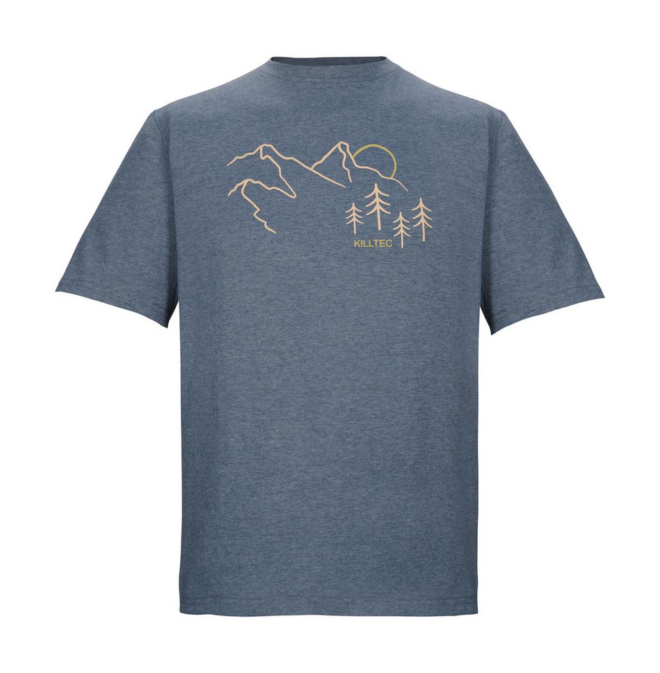 Killtec T-Shirt KOS 78 MN TSHRT Herren T-Shirt von killtec, Melange-Optik, Bergprint, vielseitig. Killtec T-Shirt KOS 78 MN TSHRT Herren T-Shirt von killtec, Melange-Optik, Bergprint, vielseitig. von Killtec