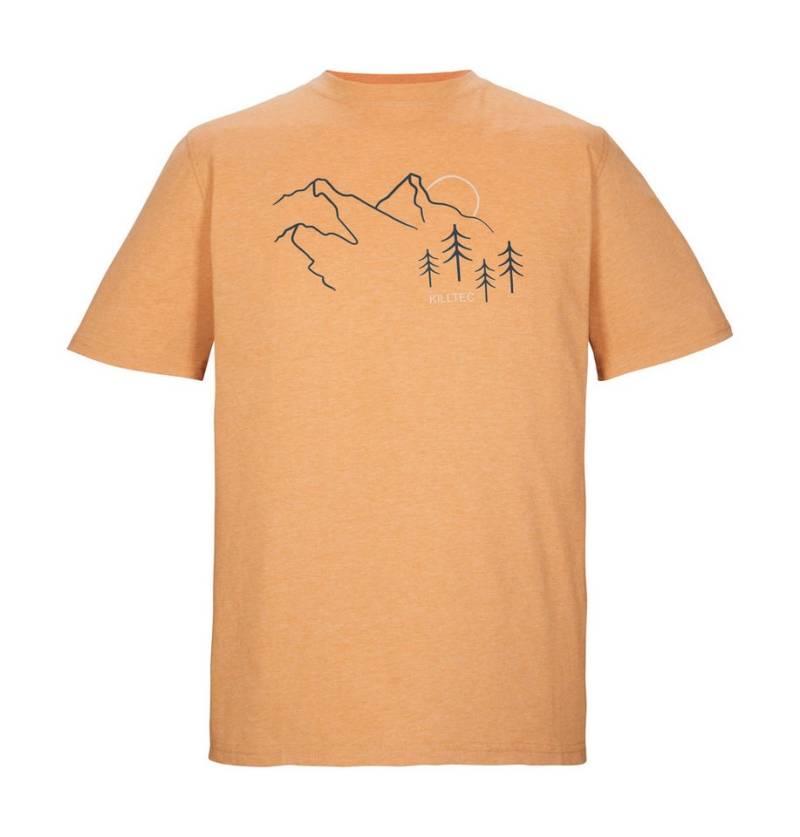 Killtec T-Shirt KOS 78 MN TSHRT Herren T-Shirt von killtec, Melange-Optik, Bergprint, vielseitig. von Killtec