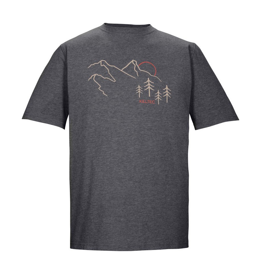 Killtec T-Shirt KOS 78 MN TSHRT Herren T-Shirt von killtec, Melange-Optik, Bergprint, vielseitig. Killtec T-Shirt KOS 78 MN TSHRT Herren T-Shirt von killtec, Melange-Optik, Bergprint, vielseitig. von Killtec