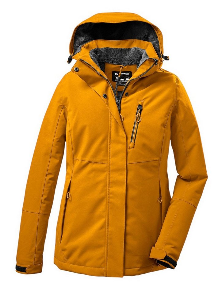 Killtec Winterjacke KOW 140 mit Kapuze (wasser- und winddicht) dunkelsenf gelb Damen von Killtec