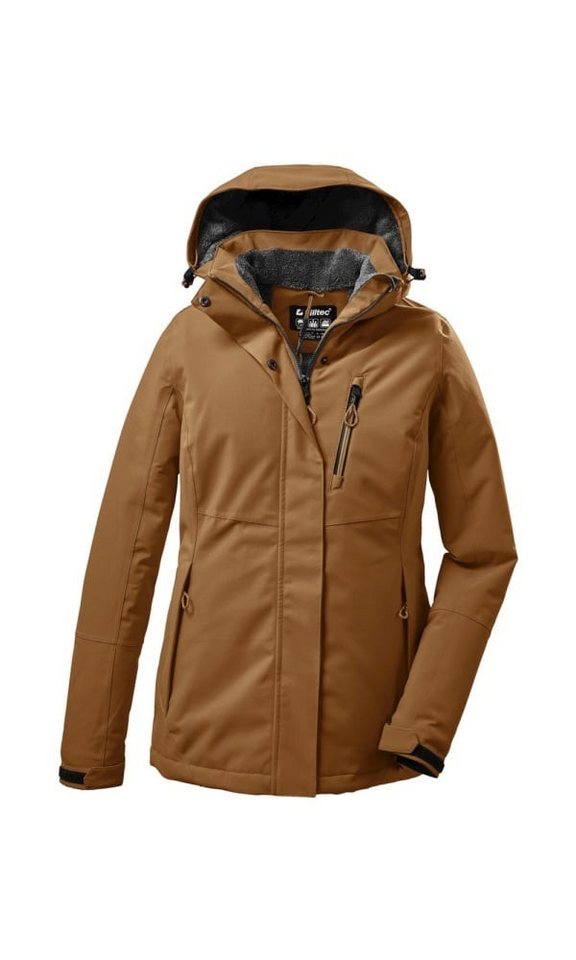 Killtec Winterjacke KOW 140 mit Kapuze (wasser- und winddicht) karamellbraun Damen von Killtec