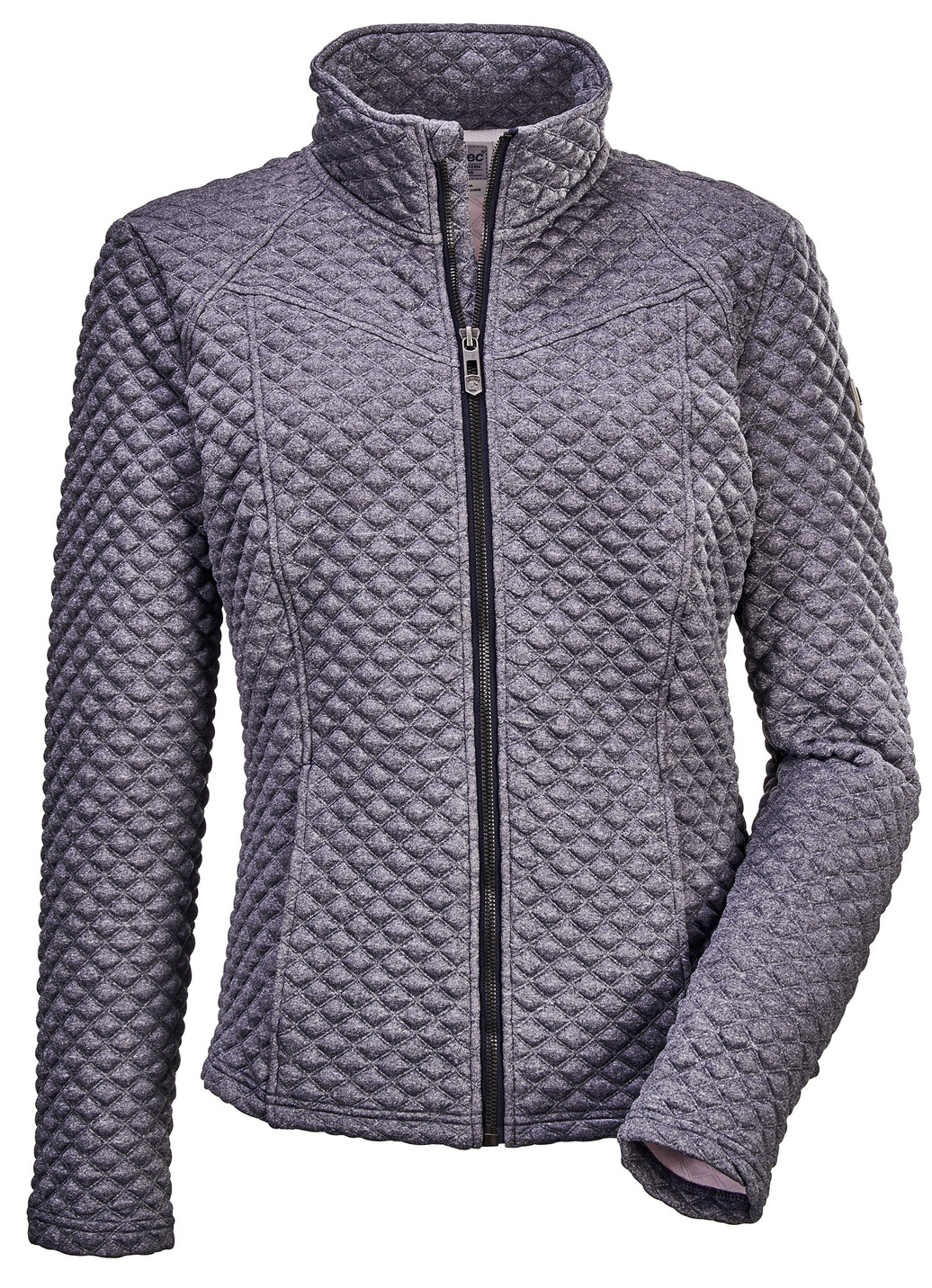 Modische Damen-Stretch-Jacke mit Jaquard-Steppmuster, Grafit, Größe 38 von Killtec