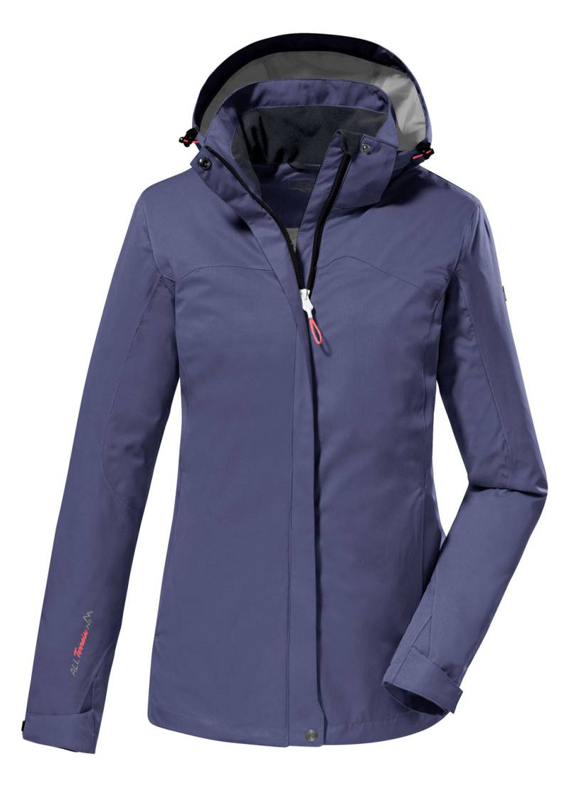 Wasser- und winddichte Damen-Funktionsjacke, Dunkelblau, Größe 40 von Killtec