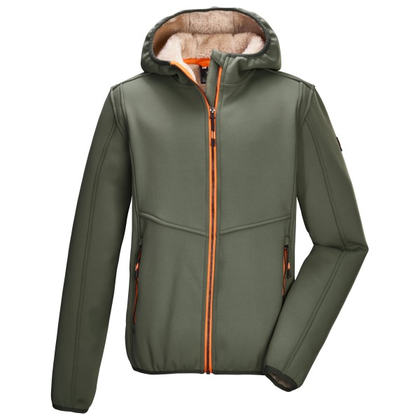 killtec - Boy's KOW 240 Fleece Jacket - Fleecejacke Gr 128 oliv von Killtec