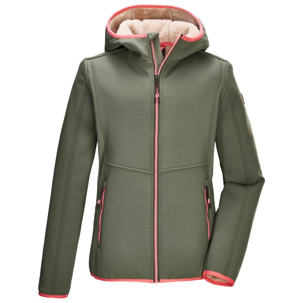 killtec - Girl's KOW 228 Fleece Jacket - Fleecejacke Gr 128 oliv von Killtec