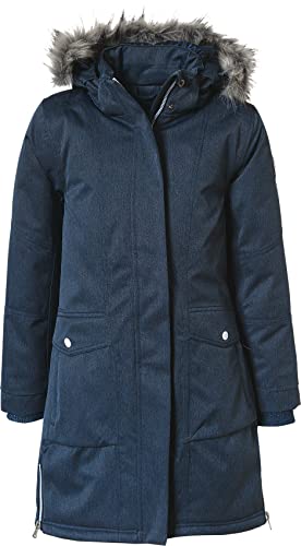 killtec Mädchen KOW 13 GRLS CT Funktionsparka/Outdoorjacke mit abzippbarer Kapuze, dunkel Denim, 176 von Killtec