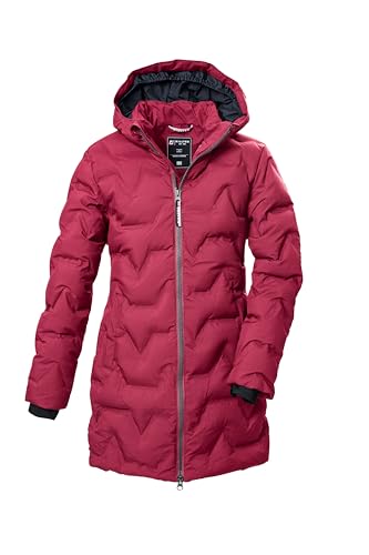 killtec Mädchen Steppparka/Steppjacke mit Kapuze KOW 358 GRLS QLTD PRK, dunkel himbeere, 128, 42152-000 von Killtec