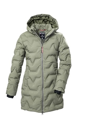 killtec Mädchen Steppparka/Steppjacke mit Kapuze KOW 358 GRLS QLTD PRK, light moss, 164, 42152-000 von Killtec