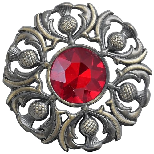 Elegante Brosche mit schottischem Kilt-Fliege, kariert, Premium-Distel-Design mit funkelndem Stein, handgefertigt, Schottenkaro-Schärpe, luxuriöses Highland-Kleid-Accessoire für Damen, 7.6 Elegante Brosche mit schottischem Kilt-Fliege, kariert, Premium-Distel-Design mit funkelndem Stein, handgefertigt, Schottenkaro-Schärpe, luxuriöses Highland-Kleid-Accessoire für Damen, 7.6 von Kilt Mania