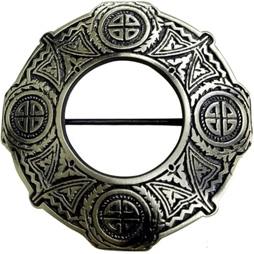 Antike Finish Fly Plaid Brosche – Schottische Kilt-Piper-Brosche für Highland Dress & Fly Plaid von Kilts Boutique