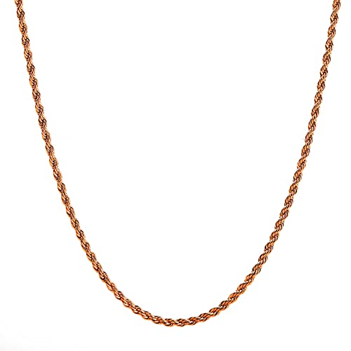 Kim Johanson® Edelstahl Damen Halskette ohne Anhänger *Verschiedene Modelle* in Silber, Gold & Roségold | Boho Schmuck für Frauen | Multi Layer Kette | Wasserfest | verstellbar inkl Schmuckbeutel von Kim Johanson