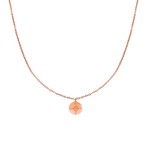 KIM JOHANSON® Edelstahl Damen Multi Layer Halsketten, Armbänder, Ohrringe & Fußkettchen in Silber, Gold & Roségold | Boho Schmuck für Frauen | Kreise Kette | Wasserfest | verstellbar | Schmuckbeutel von Kim Johanson