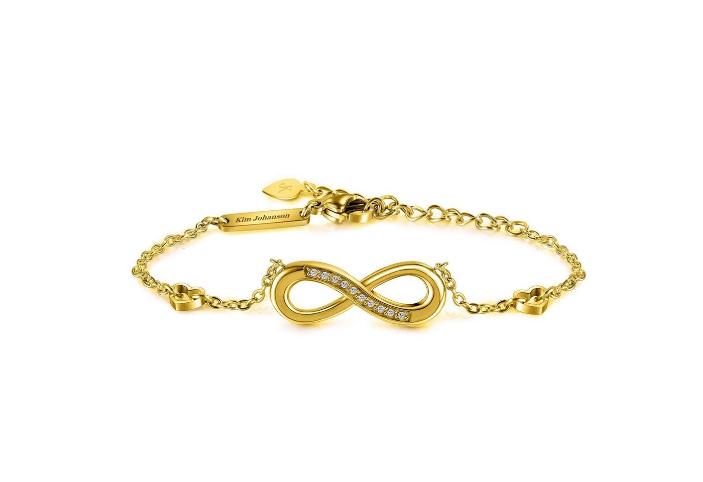 Kim Johanson Armband Infinity (1-tlg), mit Zirkonia von Kim Johanson