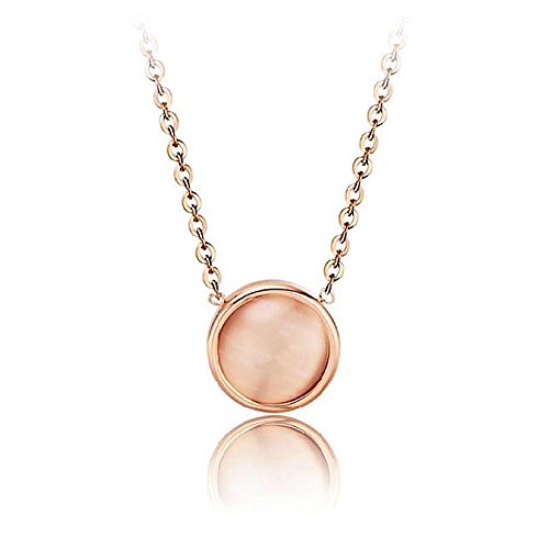 Kim Johanson Edelstahl Damen Halskette "Perle" Bohne in Roségold inkl. Schmuckbeutel Kim Johanson Edelstahl Damen Halskette "Perle" Bohne in Roségold inkl. Schmuckbeutel von Kim Johanson