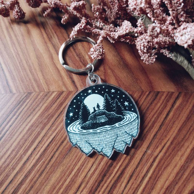 Isle Schlüsselanhänger, Hund, Bester Freund Isle Schlüsselanhänger, Hund, Bester Freund von KimBeckerDesign