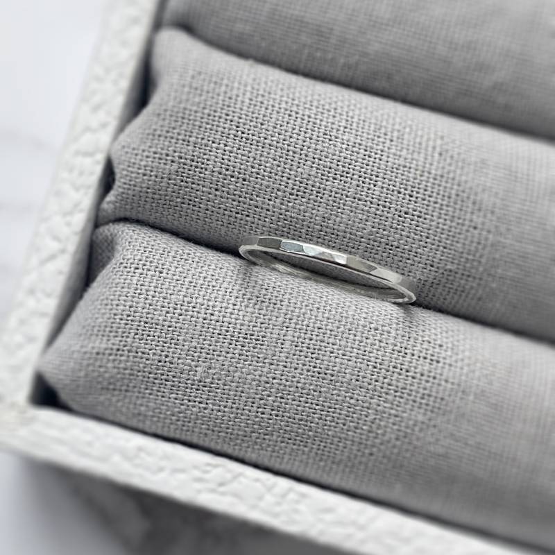 Stapelring Silber | Sterling Ring Gehämmert Schlichte Stapelbare Ringe Schmuck-Uk Stapelring Silber | Sterling Ring Gehämmert Schlichte Stapelbare Ringe Schmuck-Uk von KimRyanJewellery