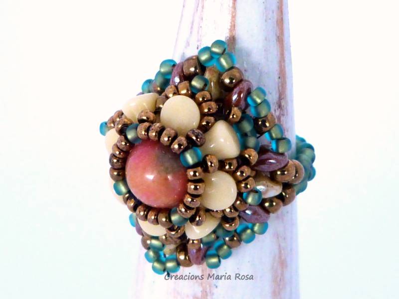 Boho Pyramid Ring von KimaHandmade