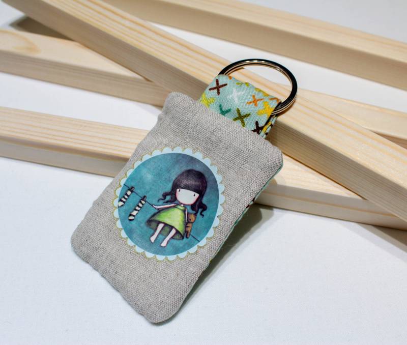 Puppen-Schlüsselanhänger, Schlüsselhalter, Stoff-Schlüsselanhänger, Schlüsselanhänger Für Mädchen, Frauen von KimaHandmade