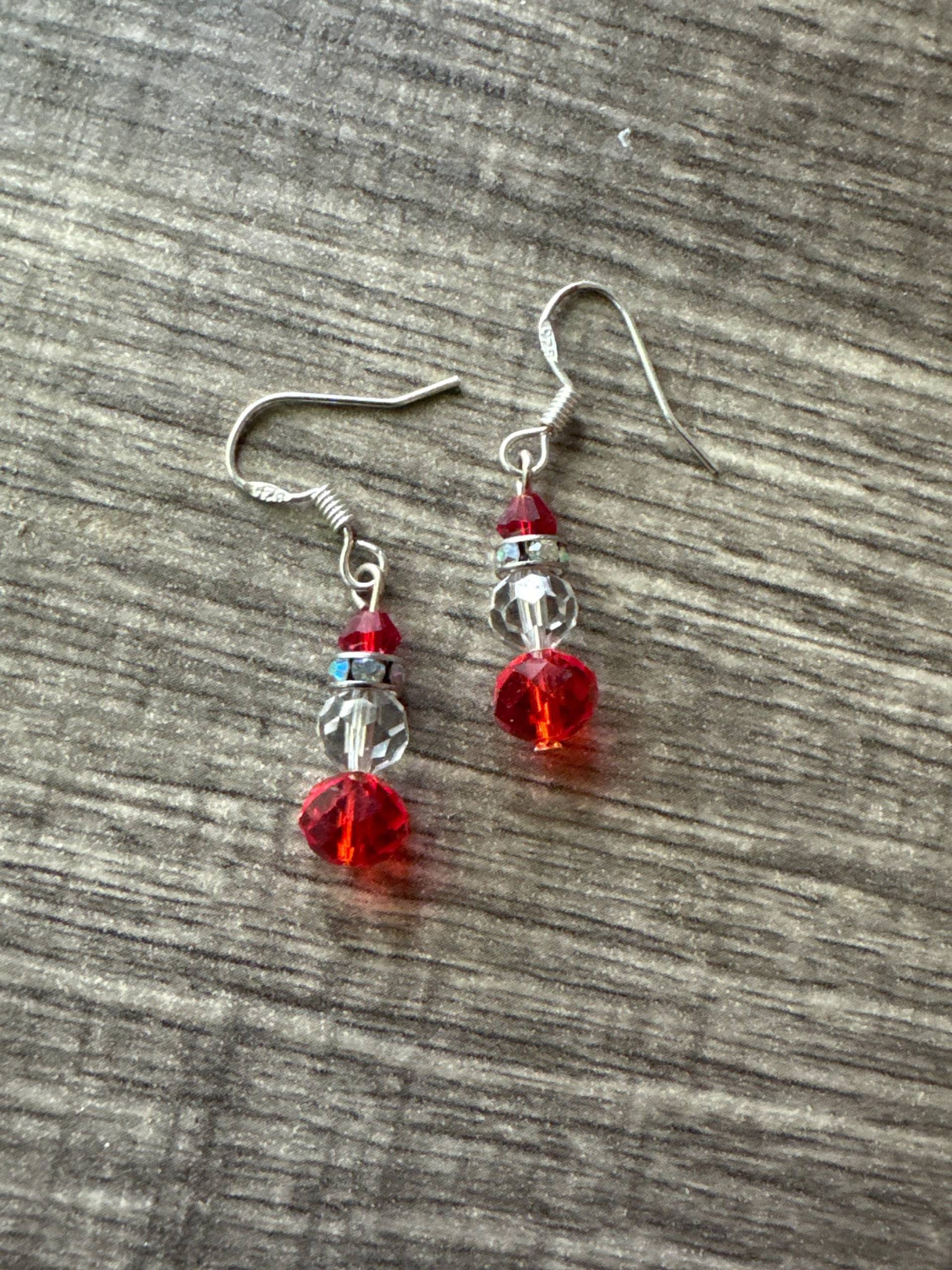 Kristall Weihnachtsmann Ohrringe | Weihnachts Weihnachtsgeschenk Kristall Weihnachtsmann Ohrringe | Weihnachts Weihnachtsgeschenk von KimberleysDesigns