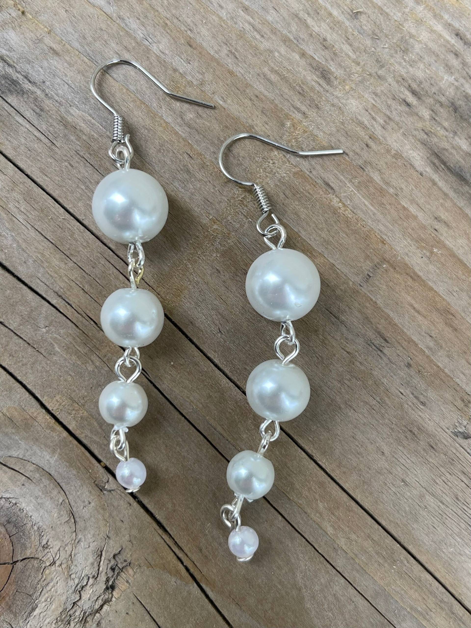 Perlenohrringe Perlenohrringe von KimberleysDesigns