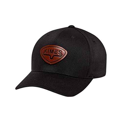 Kimes Ranch 5 Panel Fender Cap Adjustable Snapback Hat, Schwarz, Einheitsgröße von Kimes Ranch