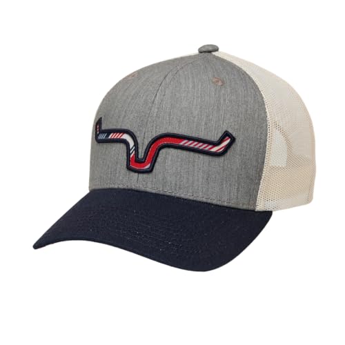 Kimes Ranch Verstellbare Snapback-Hüte von Anson Trucker, Grau meliert, Einheitsgr��e von Kimes Ranch