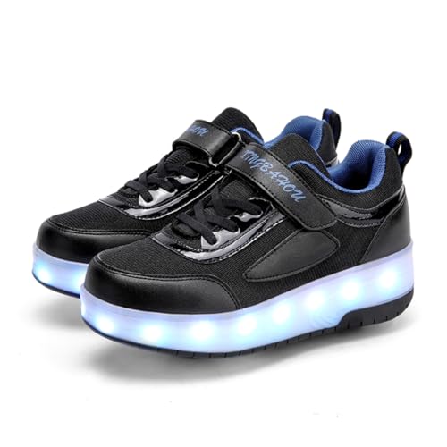 LED Roller Skates für Kinder - Licht auf Rollerschuhe mit USB wiederaufladbaren Rädern, verstellbare Doppelrad Sneakers für Jungen & Mädchen, Geburtstagsgeschenke LED Roller Skates für Kinder - Licht auf Rollerschuhe mit USB wiederaufladbaren Rädern, verstellbare Doppelrad Sneakers für Jungen & Mädchen, Geburtstagsgeschenke von Kimigia