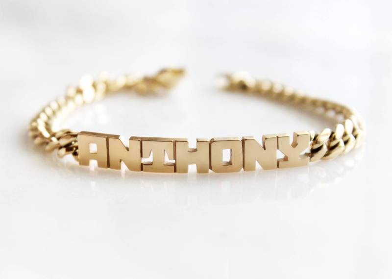 Block Name Armband von KimiyaDesigns