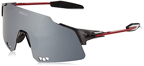 KIMOA Unisex Transparent/Rot/Hellrot, Sonnenbrille Brillen, bunt von Kimoa