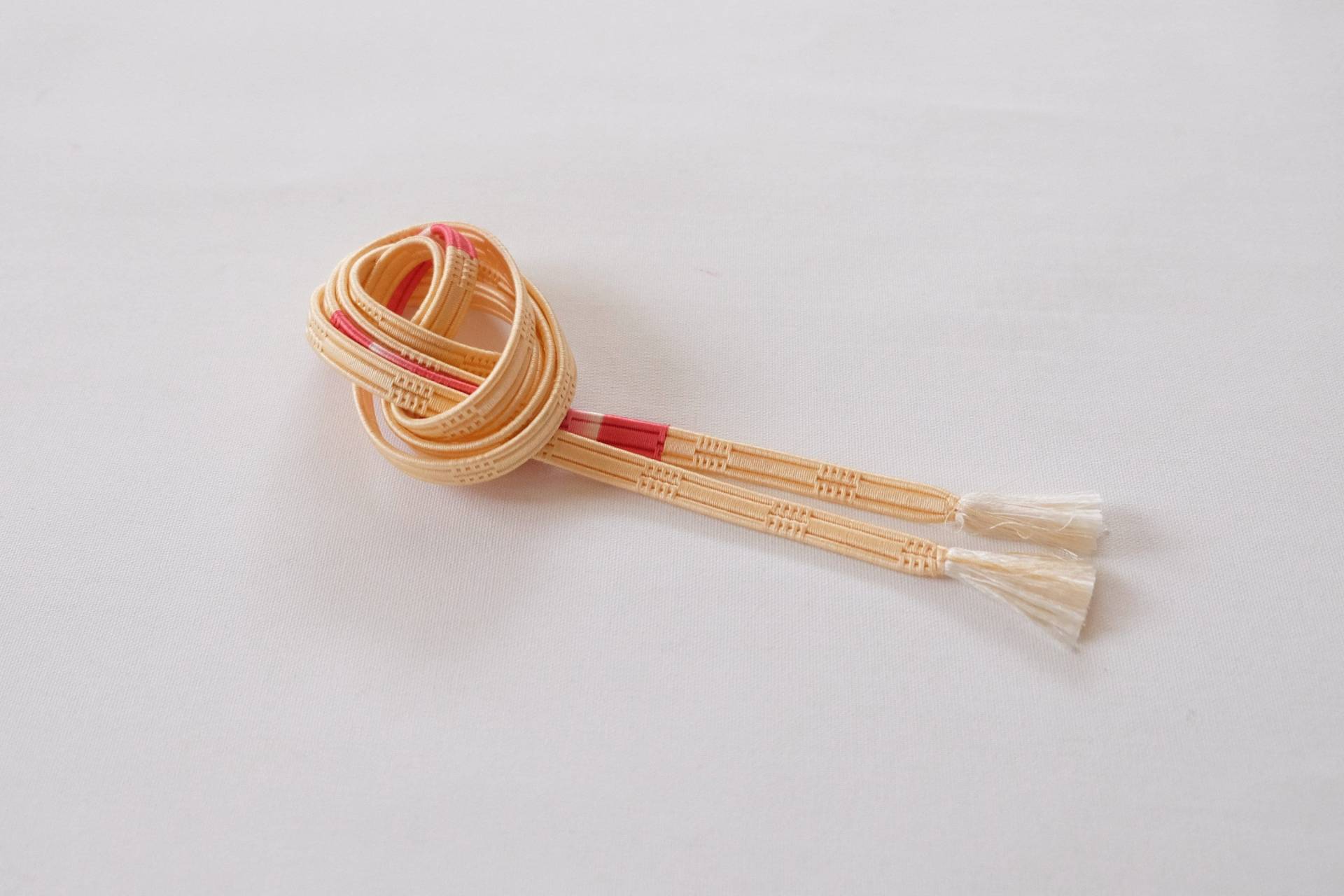 Flaches Obijime - Vintage Seide Kimono Accessoires Für Damen von KimonoNamiya