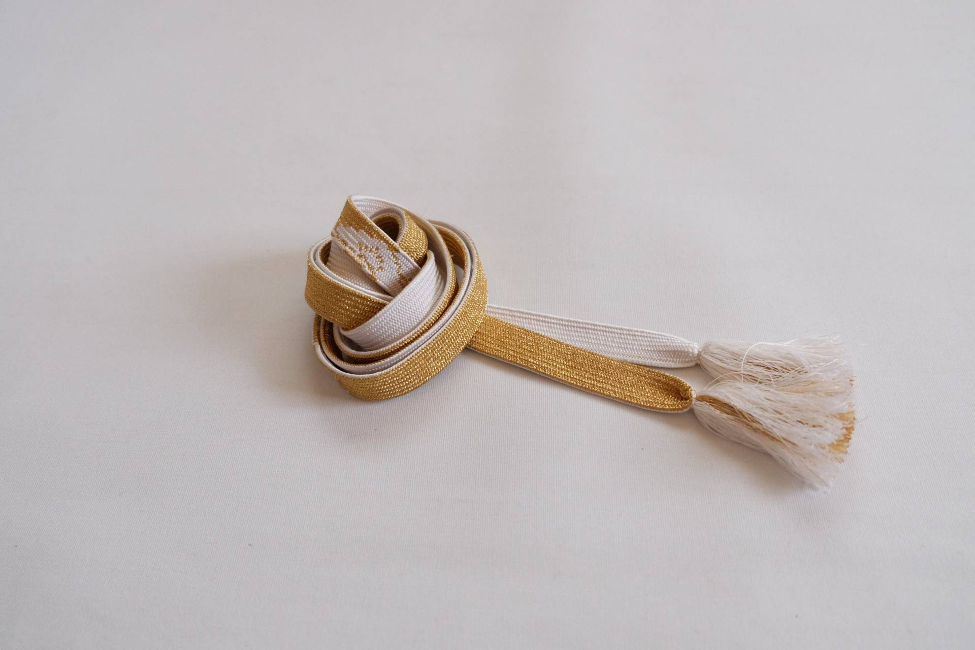 Schöner Obijime Mit Traditionellen Motiven - Vintage Gürtel Kimono Accessoires Zweiseitiger Boho Look von KimonoNamiya