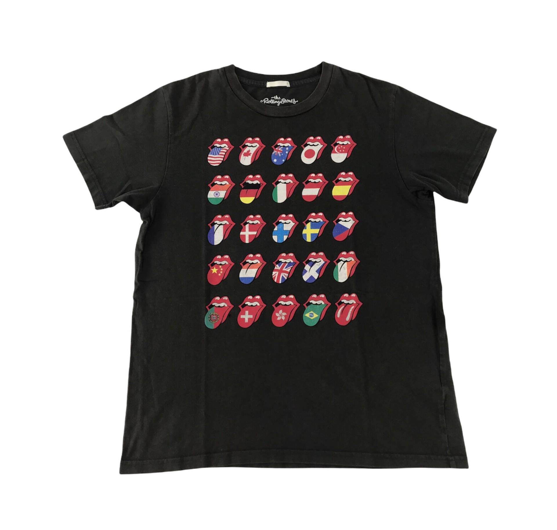 Vintage Style The Rolling Stone Englisch Rock Band Tongue Tour Logo T-Shirt Inspiriert Designer Unisex Wear Streetwear Passt Größe M Y990J von KimonomonoMY