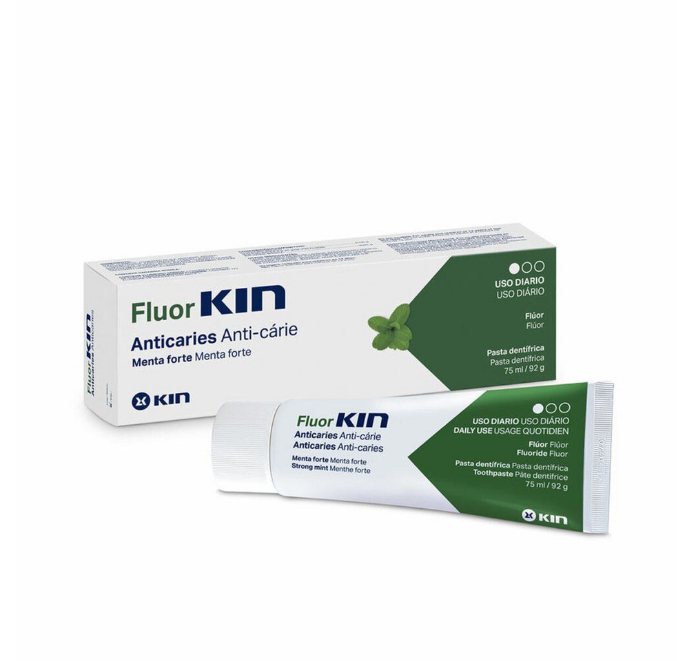 Kin Zahnpasta FLUOR Zahnpasta gegen Karies 75 ml von Kin