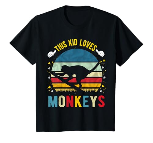 Dieses Kind liebt Affen Junge Mädchen Affe Geschenk T-Shirt Dieses Kind liebt Affen Junge Mädchen Affe Geschenk T-Shirt von Kind Affe Jungen Mädchen Geschenk Shirt