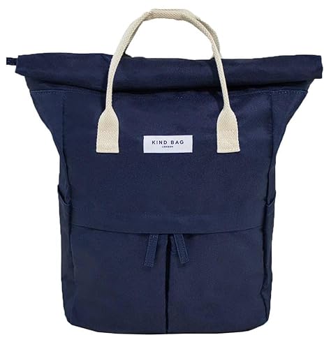 Kind Bag London Unisex Hackney Medium Rucksack, Marineblau von Kind Bag