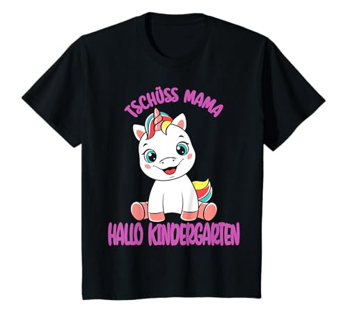 Einhorn Baby Tschüss Mama Hallo Kindergarten-Kind 2022 T-Shirt Einhorn Baby Tschüss Mama Hallo Kindergarten-Kind 2022 T-Shirt von Kindekrippe Kindergarten Mädchen Set Geschenke