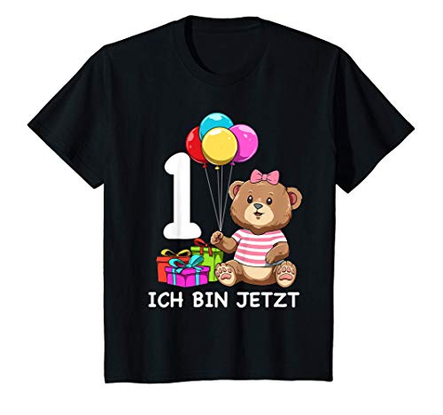 Kinder 1. Geburtstag Teddybär - 1 Jahr Alt Geschenk T-Shirt von Kinder 1. Geburtstag Teddybär - 1 Jahr Alt T-Shirt