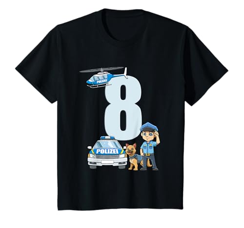 Kinder 8. Geburtstag Polizei Shirt - 8 Jahre Alt Geschenk T-Shirt Kinder 8. Geburtstag Polizei Shirt - 8 Jahre Alt Geschenk T-Shirt von Kinder 8. Geburtstag Polizei - 8 Jahre Alt T-Shirt