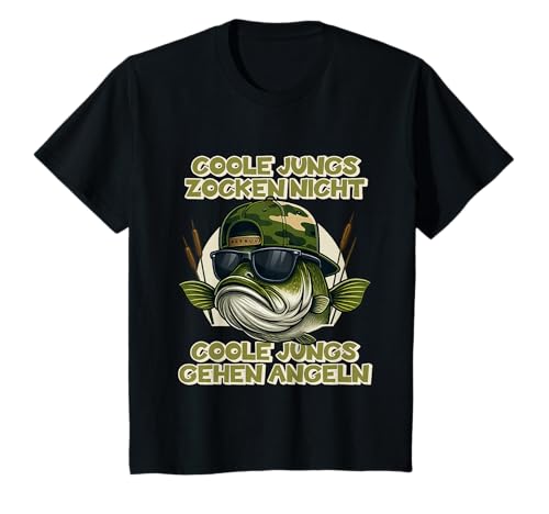 Kinder Angel Outfit, Angler, Angelzubehör, Coole Jungs Gehen Angeln T-Shirt Kinder Angel Outfit, Angler, Angelzubehör, Coole Jungs Gehen Angeln T-Shirt von Kinder Angel Bekleidung, Angler Zubehör für Jungen
